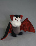 Black Vampire Bat - Handmade minky plush