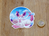 Sylveon / Fairy Fox - Vinyl Sticker