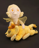Lion Yellow Diamond - Minky beanie plush