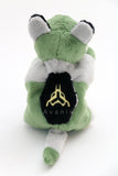 Green Robot Lion - Minky beanie plush