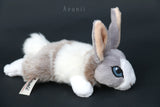 Lilac Dutch Rabbit / Bunny - small floppy - handmade plush animal