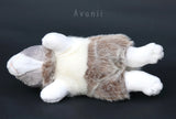 Lilac Dutch Rabbit / Bunny - small floppy - handmade plush animal