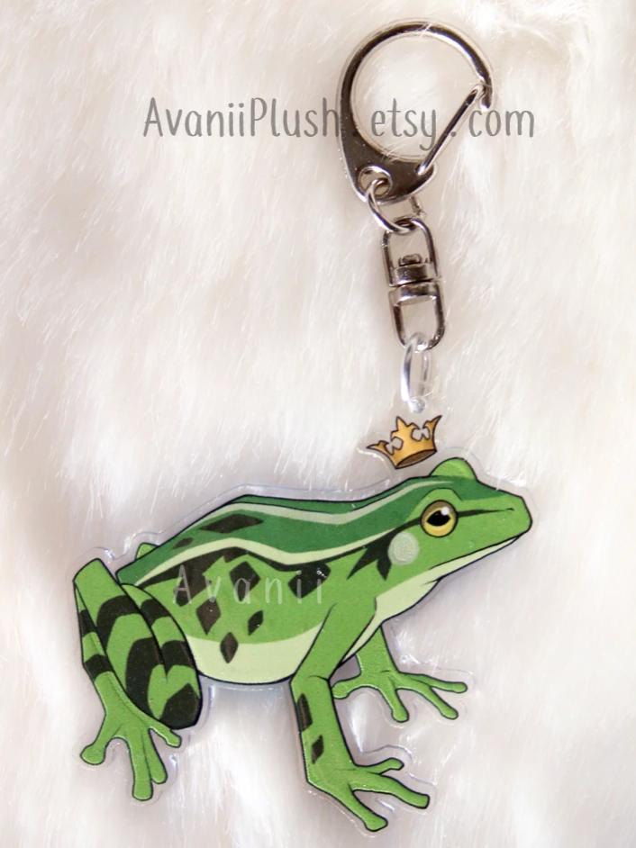 Royal Beasts: Frog Prince - Blue Poison Dart and Green Water Frog - Ac –  Avanii Creations