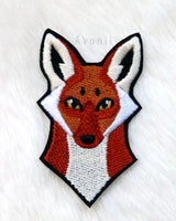 Red Fox - Embroidered Iron-on Patch