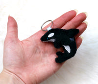Dolphin or Orca - Soft Charm / Keychain Plush