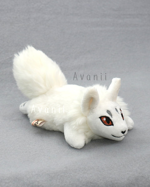 Arctic Fox - handmade plush animal