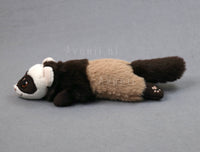 Classic Sable Ferret - small floppy - handmade plush animal