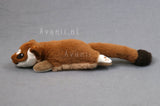 Long-Tailed Weasel 2 - small floppy - handmade plush animal