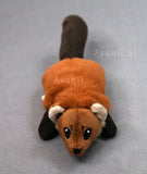 American Pine Marten - small floppy - handmade plush animal