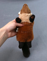 American Pine Marten - small floppy - handmade plush animal