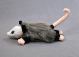 Dacite Opossum - small floppy - handmade plush animal