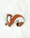 Stoat / Weasel - Hard Enamel Pin