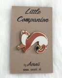 Stoat / Weasel - Hard Enamel Pin