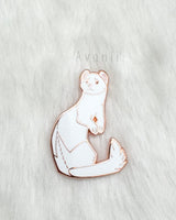 Albino Ferret - Hard Enamel Pin