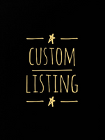 Custom listing for Mattsy