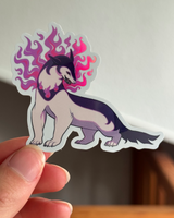 Hisuian Typhlosion  - Holographic Vinyl Sticker