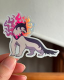 Hisuian Typhlosion  - Holographic Vinyl Sticker
