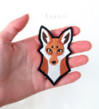 Red Fox - Embroidered Iron-on Patch
