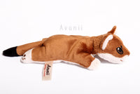 Stoat / Short-Tailed Weasel - small floppy - handmade plush animal