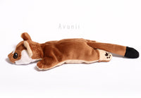 Long-Tailed Weasel - small floppy - handmade plush animal