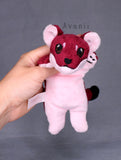 Sprinkle the Crimson Weasel - Critical Role Inspired Minky Plush