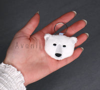 Polar Bear - Soft Charm / Keychain Plush