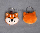 Shiba Inu Dog - Soft Charm / Keychain Plush