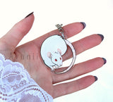 Round Rat -  Acrylic Charm - 2 inch double sided keychain