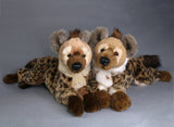 Spotted Hyena 2 - large handmade plush animal - realistic faux fur