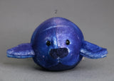 Galaxy Seal - handmade plush animal - minky miniature