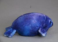 Galaxy Seal - handmade plush animal - minky miniature