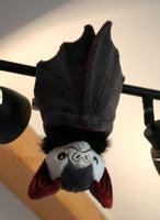 Black Vampire Bat - Handmade minky plush