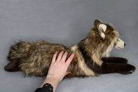 Tanuki - Large handmade plush animal - realistic faux fur