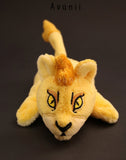 Lion Yellow Diamond - Minky beanie plush