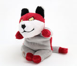 Red Robot Lion - Minky beanie plush