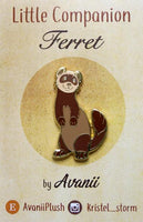 Brown Ferret Hard Enamel Pin