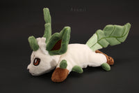Leafeon - Plant fox - Minky beanie plush