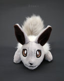 Shiny Eevee - Grey fox - Minky beanie plush