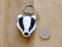 Badger - Soft Charm / Keychain Plush