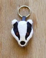 Badger - Soft Charm / Keychain Plush