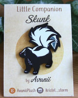 Little Companion: Skunk - acrylic pin