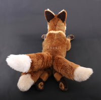 Large Kitsune Fox - Handmade plush animal - realistic fantasy doll
