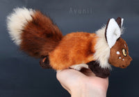 Kitsune Cub - Red Fox - small floppy - handmade plush animal