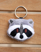Raccoon - Soft Charm / Keychain Plush