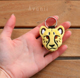 Cheetah / Leopard - Soft Charm / Keychain Plush