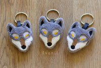 Wolf - Soft Charm / Keychain Plush