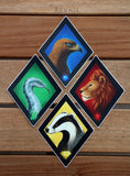 Magical Animals: Red Lion - Vinyl Sticker