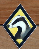 Magical Animals: Yellow Badger - Vinyl Sticker